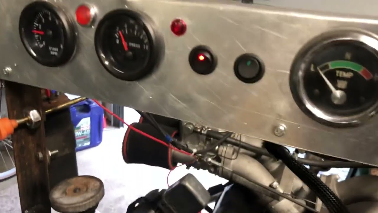 Uppstart Saab v4 rally motor