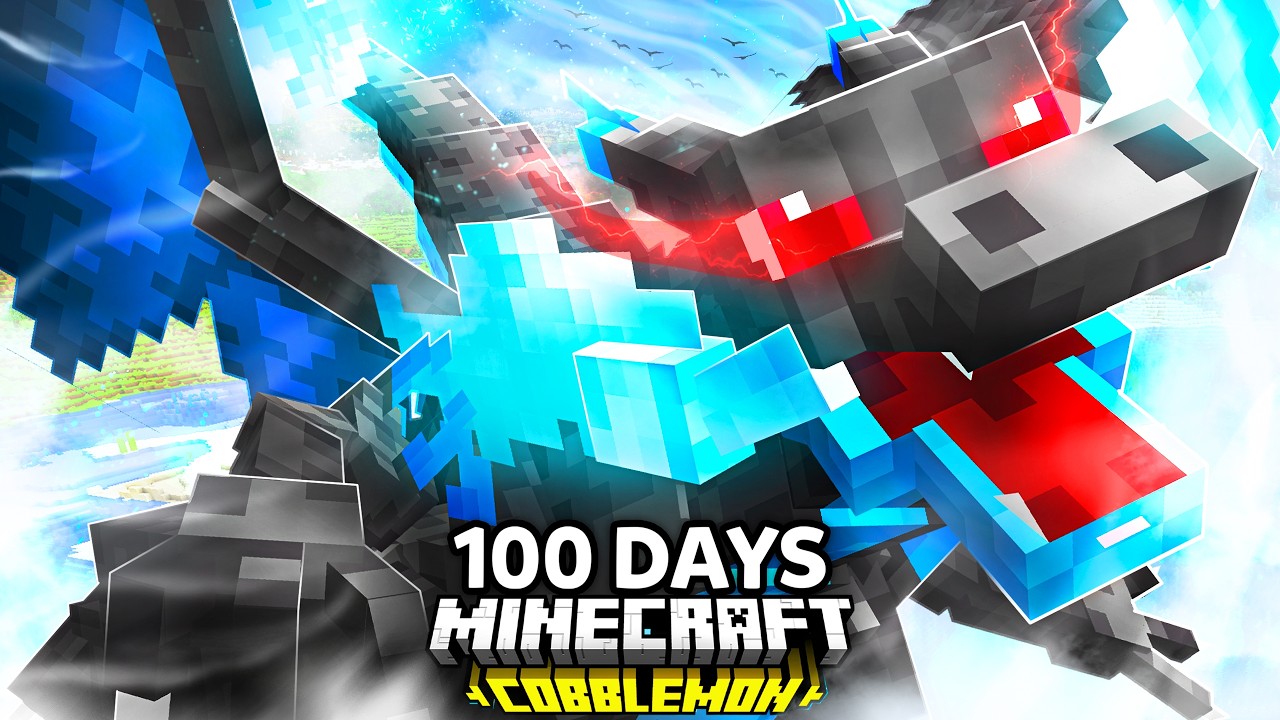 I Spent 100 Days as MEGA ALPHA TRAINER Pok&eacute;mon Minecraft VS. my Rival! (Duos Cobblemon)