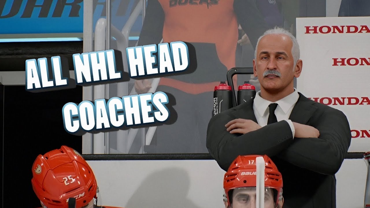 NHL 26 - All NHL Head Coaches 