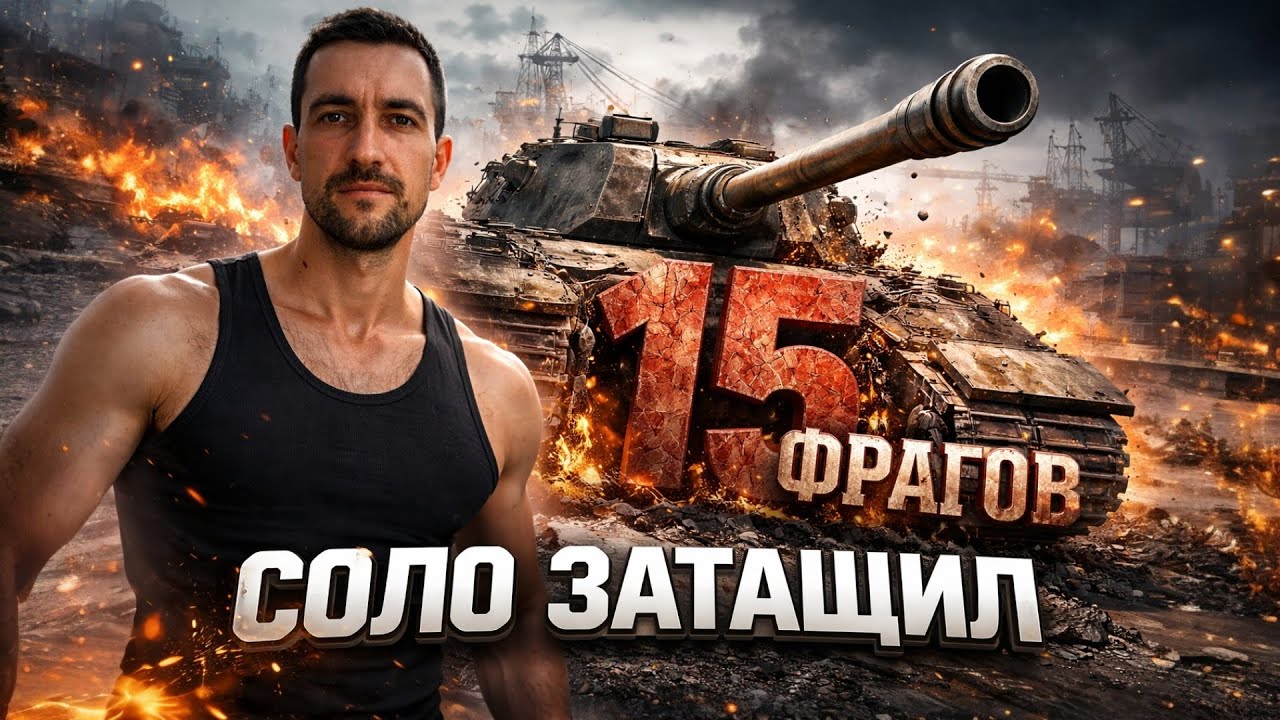 15 ФРАГОВ НА ГРАНИ ПОРАЖЕНИЯ — СОЛО ВЫРВАЛ ПОБЕДУ на TIGER II SLA 16  War Thunder