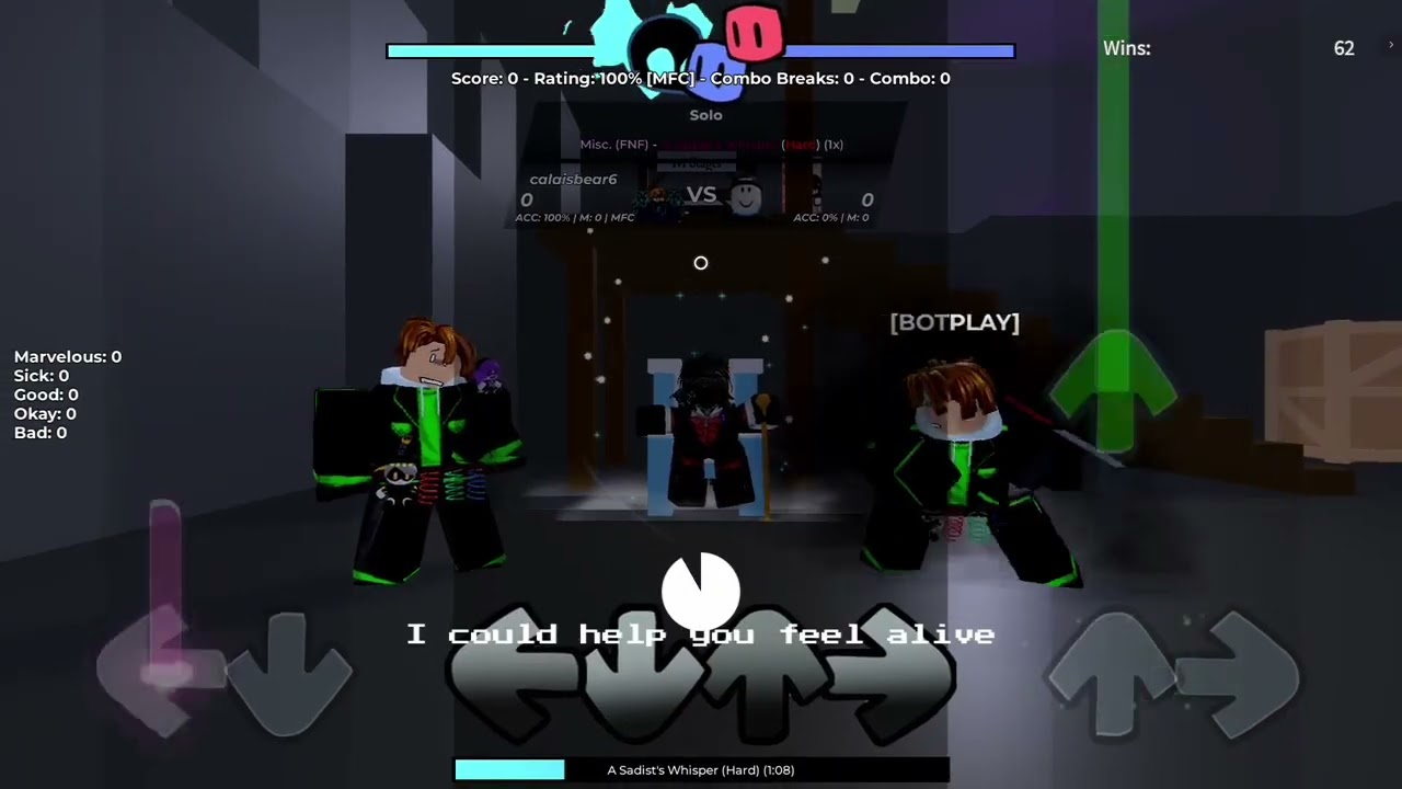 A sadist whisper TS was rushed bc I had to go to school #fnf #arrows #almostFC #coolig