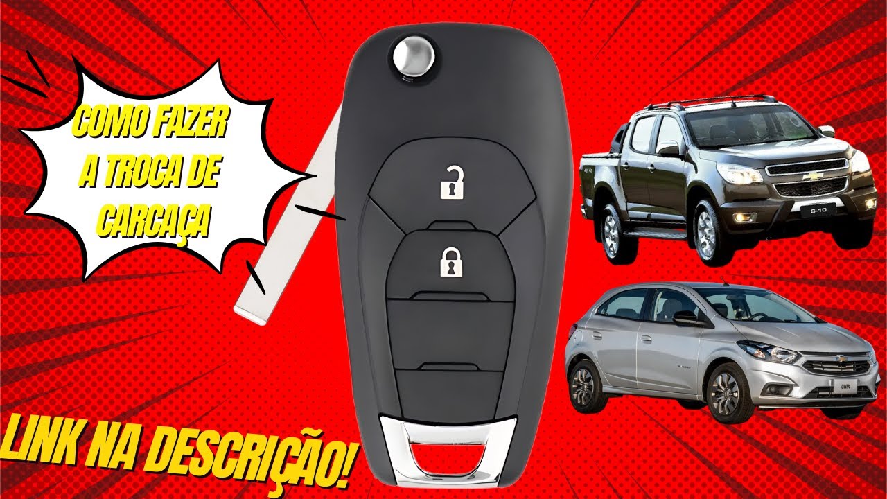 Tutorial de Como Fazer a Troca de Carcaça para Chave Canivete Novo Onix e S10 2018