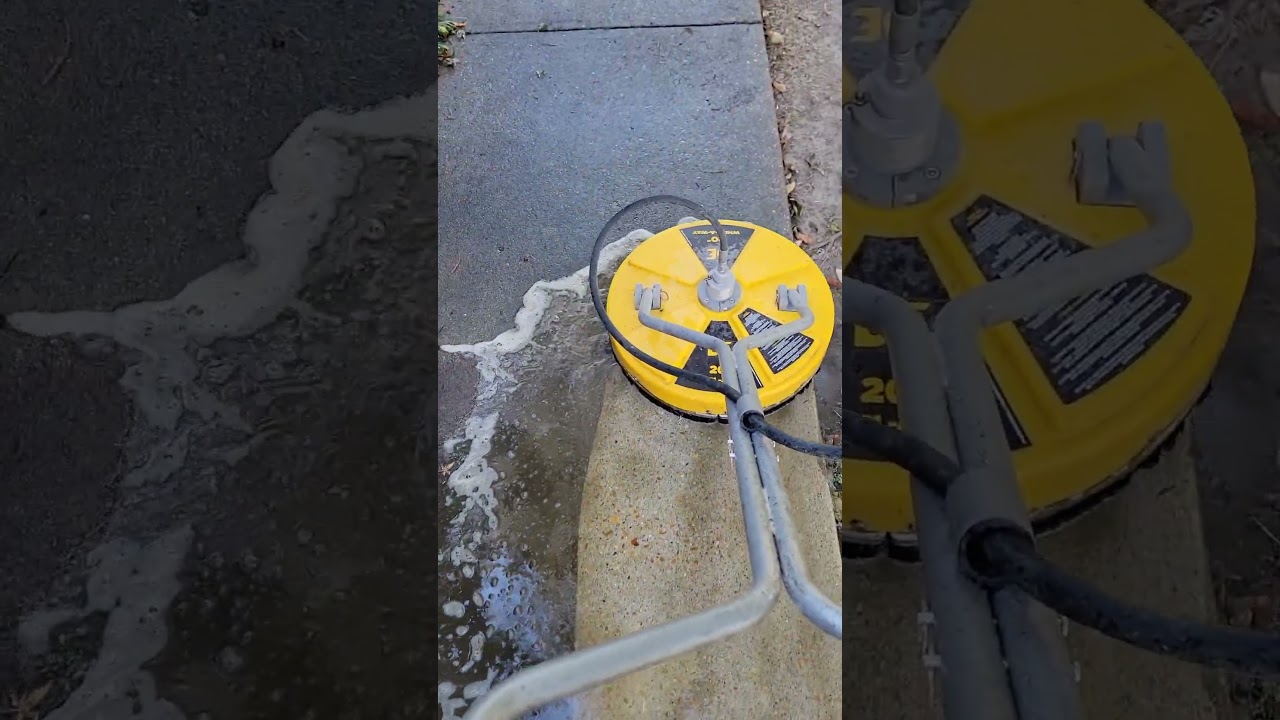 Surface cleaning...#satisfying #pressurewashing #surfacecleaning surfacecl