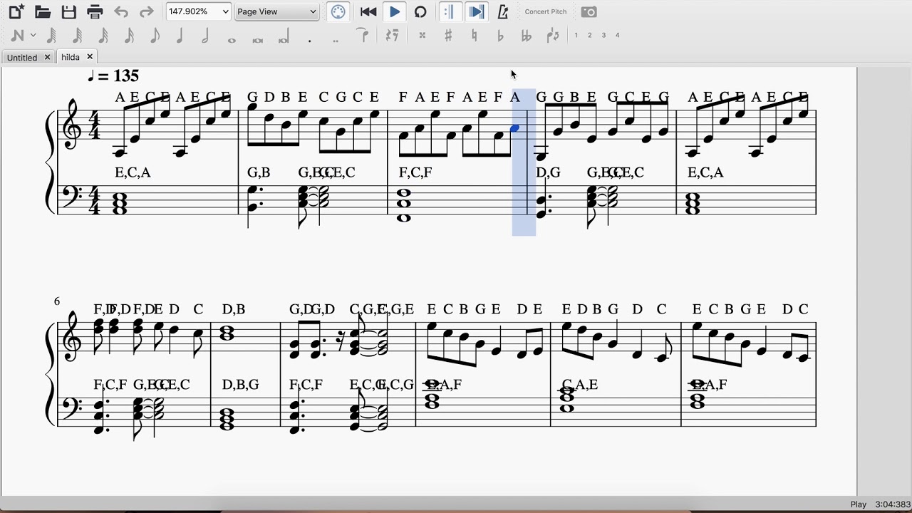 Hilda (Netflix) theme song score/music sheet
