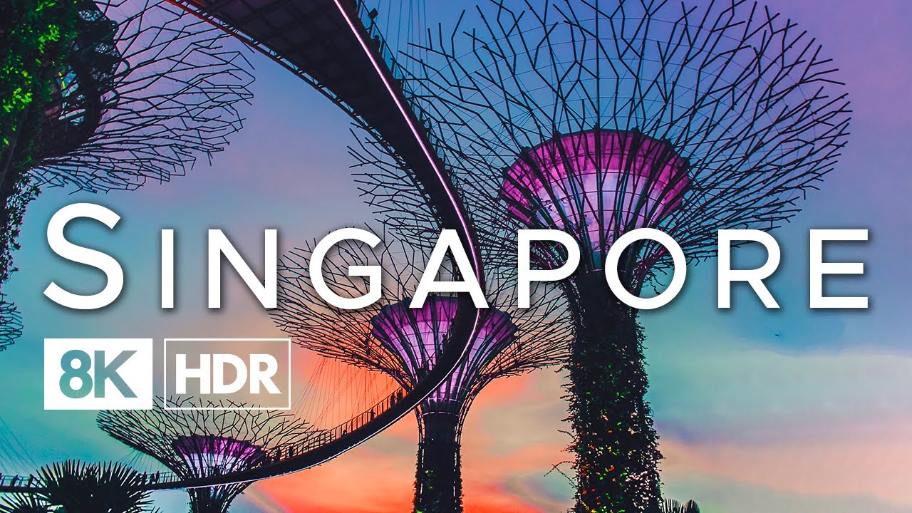Singapore in 8K ULTRA HD HDR - Lion City (60 FPS)