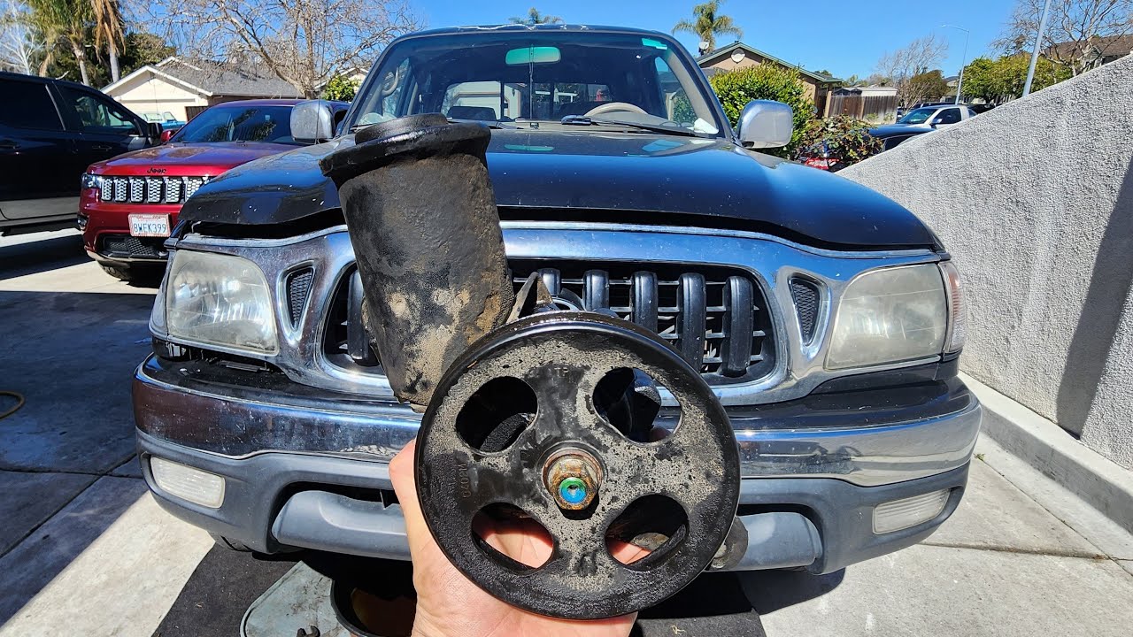 Toyota Tacoma (3.4 л) — замена насоса гидроусилителя руля