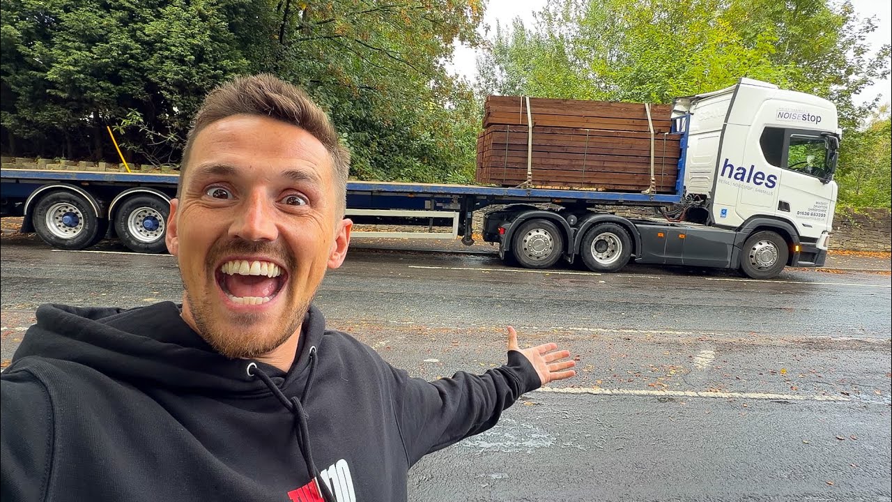 The First Mega Build Project has Arrived on Site! 🪵🌾