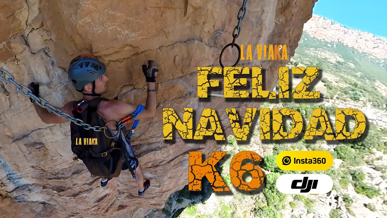 FELIZ NAVIDAD MULTICAM K6 - SIN TOCAR CABLE DE VIDA - La Viaka - #viaferrata #feliznavidad #multicam