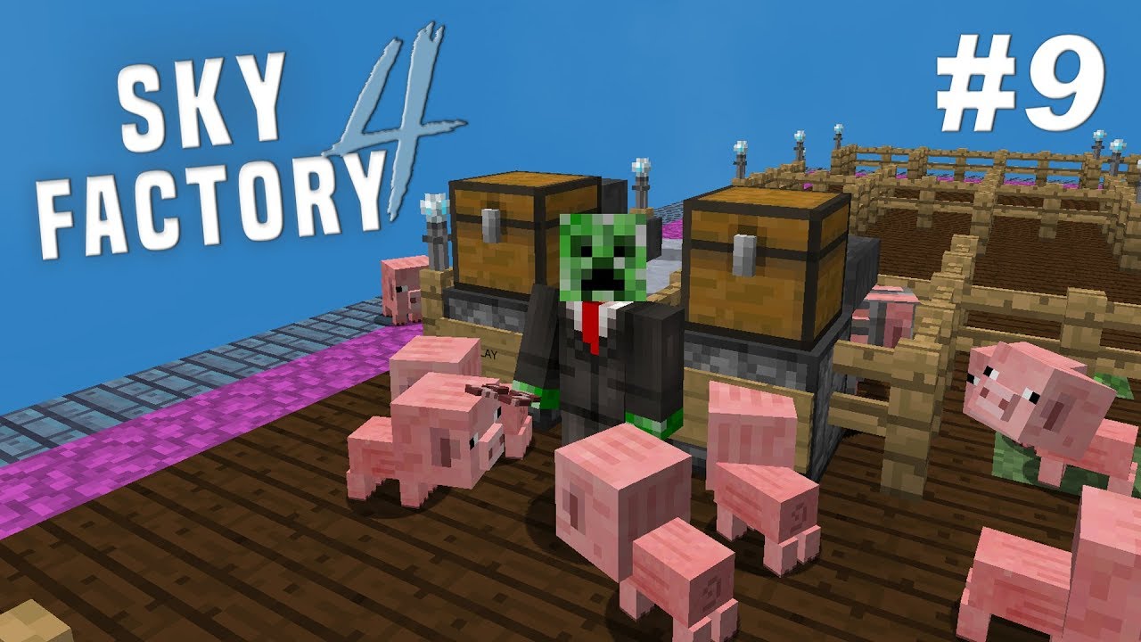 SkyFactory 4: Ep #9 - Resource Hog Farming