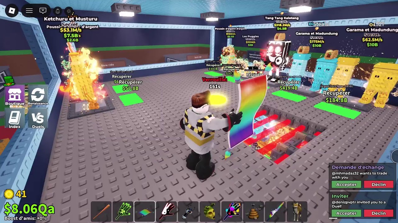 Trade et PvP