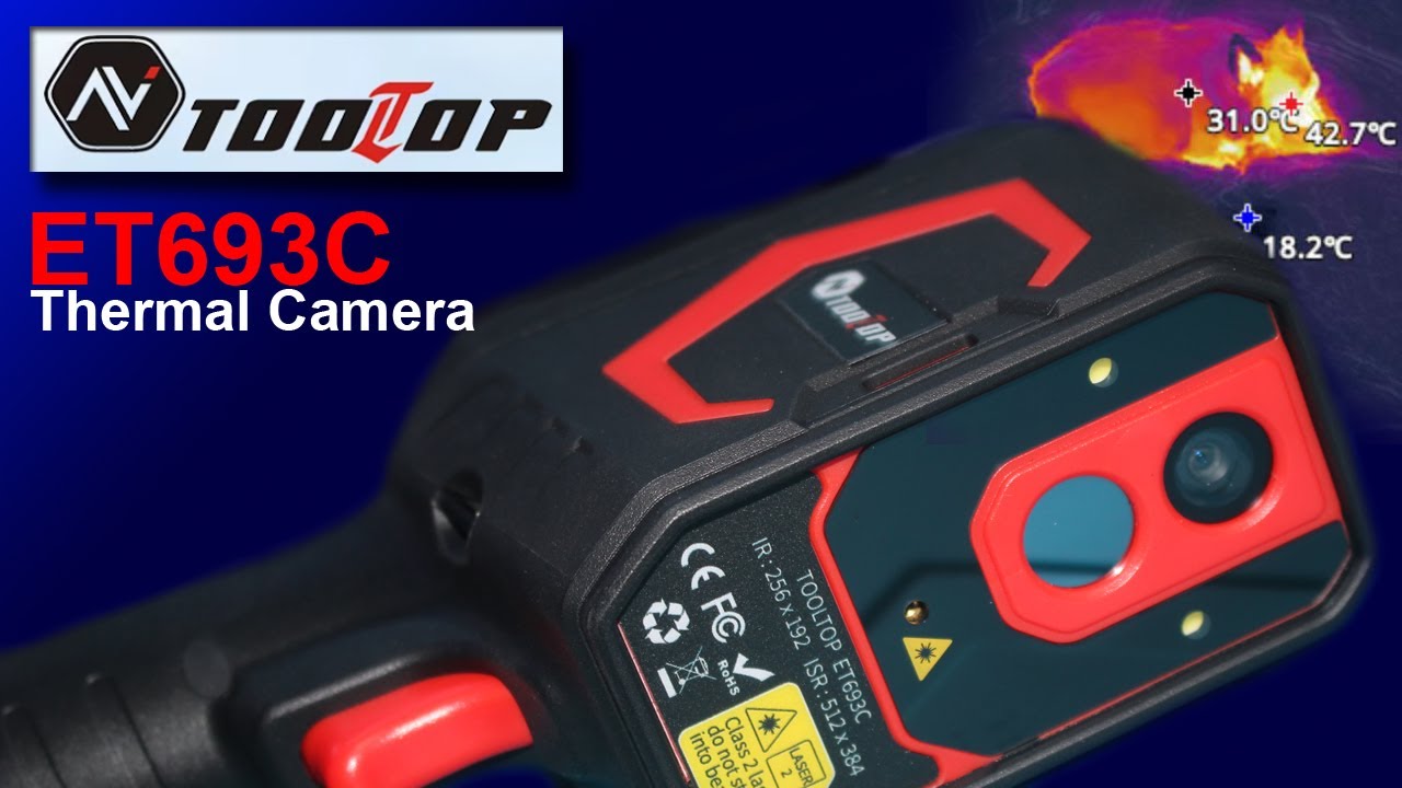 Ручная тепловизионная камера ToolTop ET693C... Посмотрите обзор!