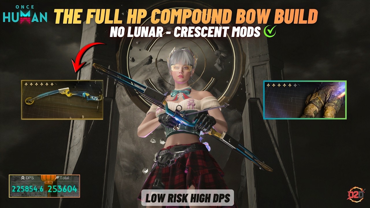 Best Full HP Compound Bow Bounce Build Guide! Weakspot DPS Build | Once Human