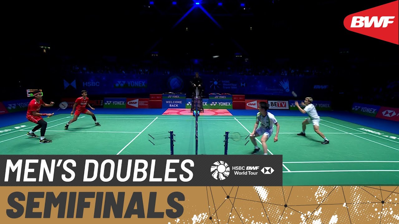 YONEX All England Open 2022 | Gideon/Sukamuljo (INA) [1] vs Fikri/Maulana (INA) | Semifinals