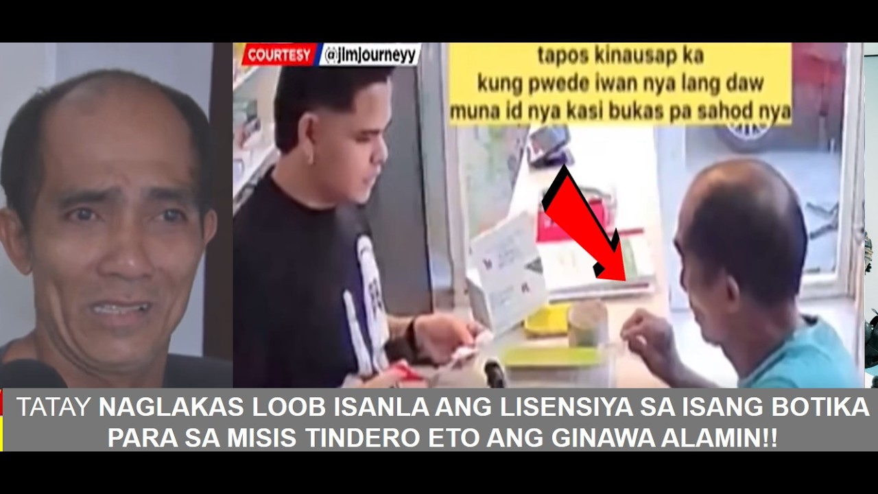 VIRAL!! TATAY NA NAGSASANLA NG KANIYANG LISENSIYA SA ISANG BOTIKA SPOTTED TINDERO ETO ANG GINAWA?