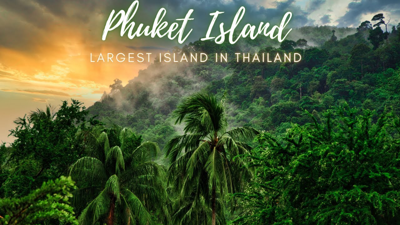 Stunning Drone Footage, Flying around Beautiful Tropical, Phuket Island, in Summer