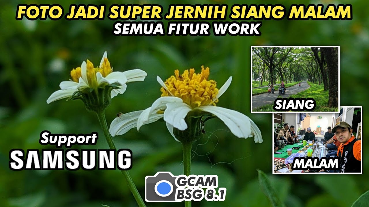 Foto Jadi Super Jernih 🔥 Gcam BSG 8.1 + Config Terbaru, Support Samsung