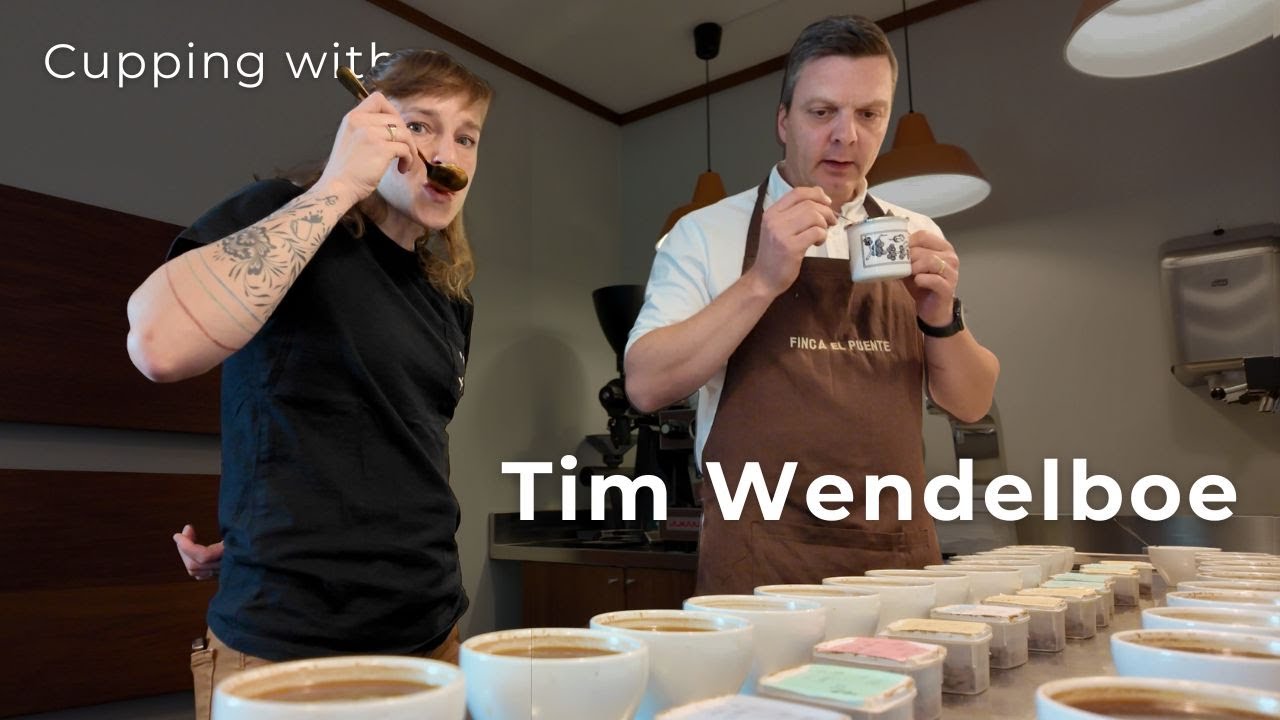 Tasting and talking coffee with Tim Wendelboe in his secret cupping lab
