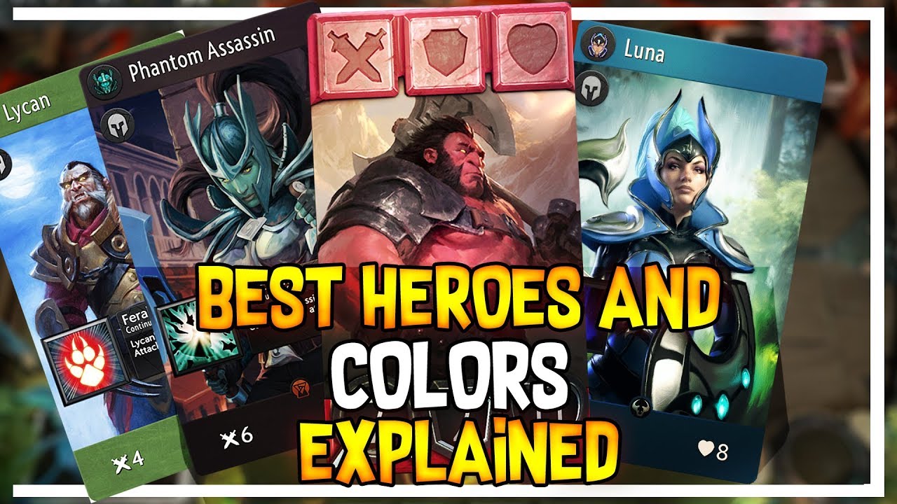 Artifact Day 1 - Tidesoftime Shows Heroes  And Explains Colors' Strenght and weakness