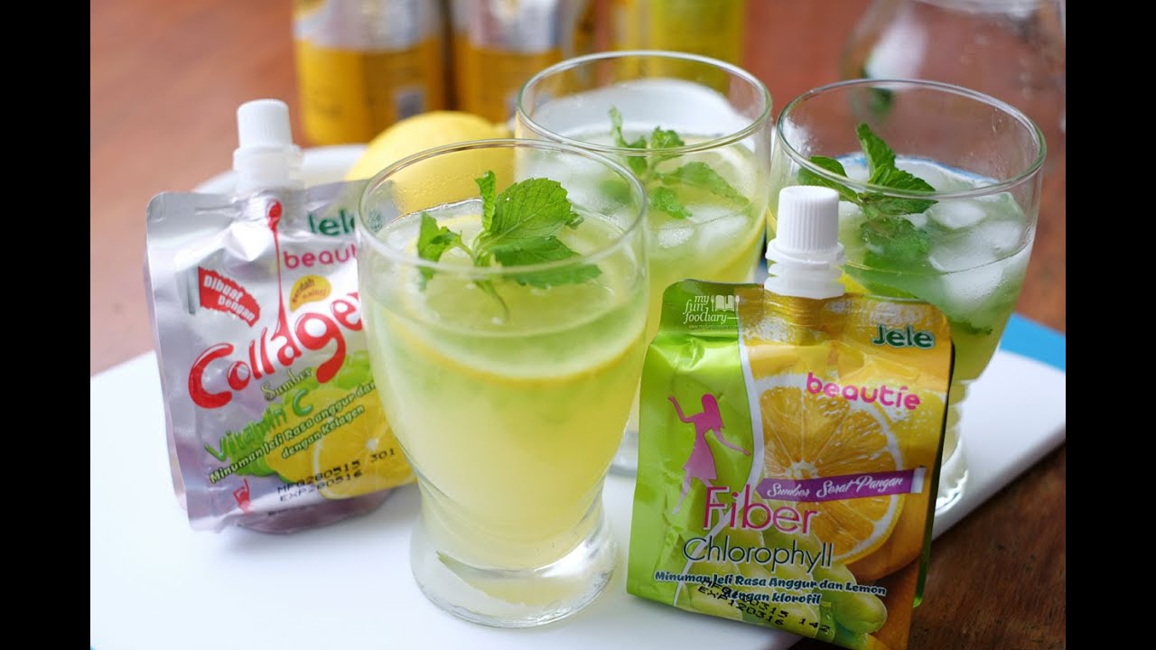 Quick & Easy Recipe: Lemon Mint Mojito Beauty Drink with Jele Beautie