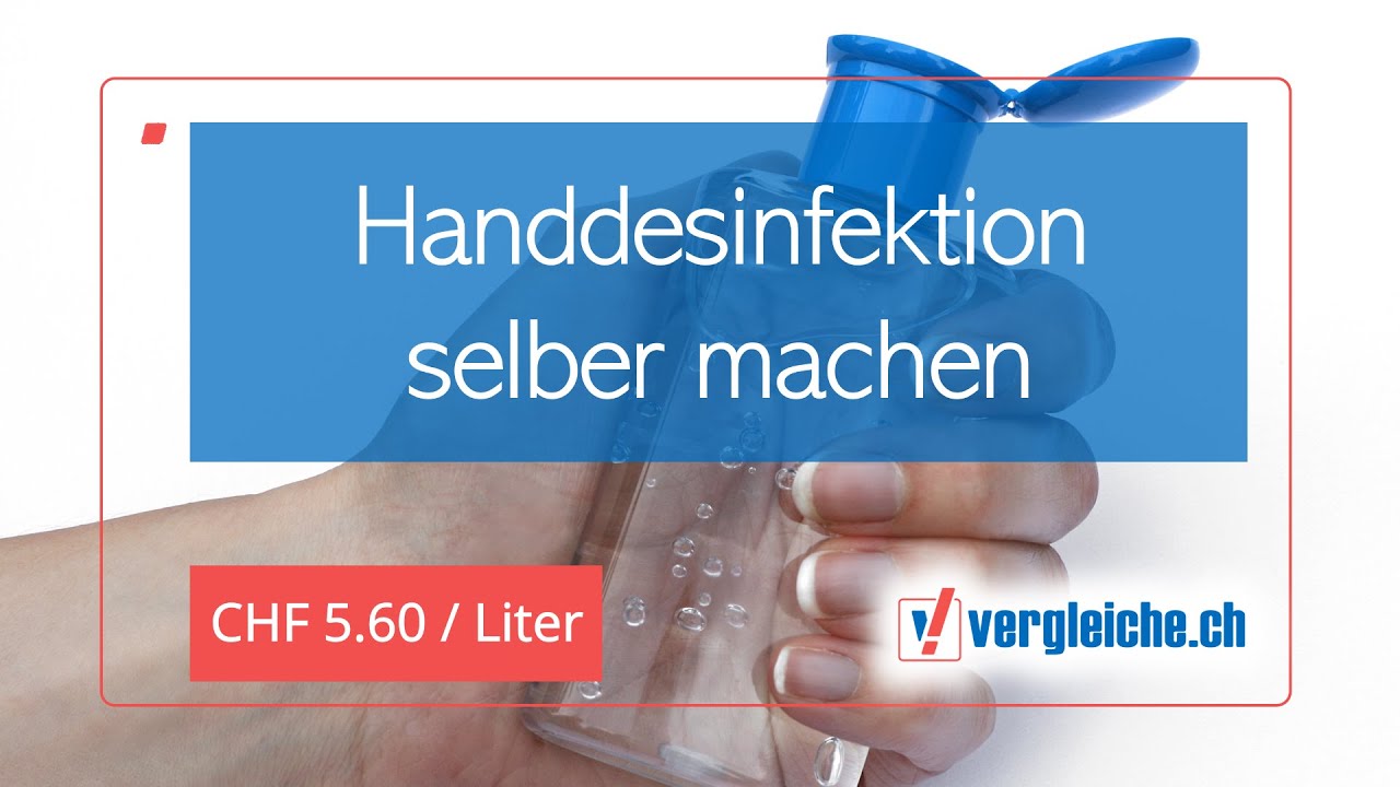 Händedesinfektionsmittel selber machen nach WHO Rezept | vergleiche.ch