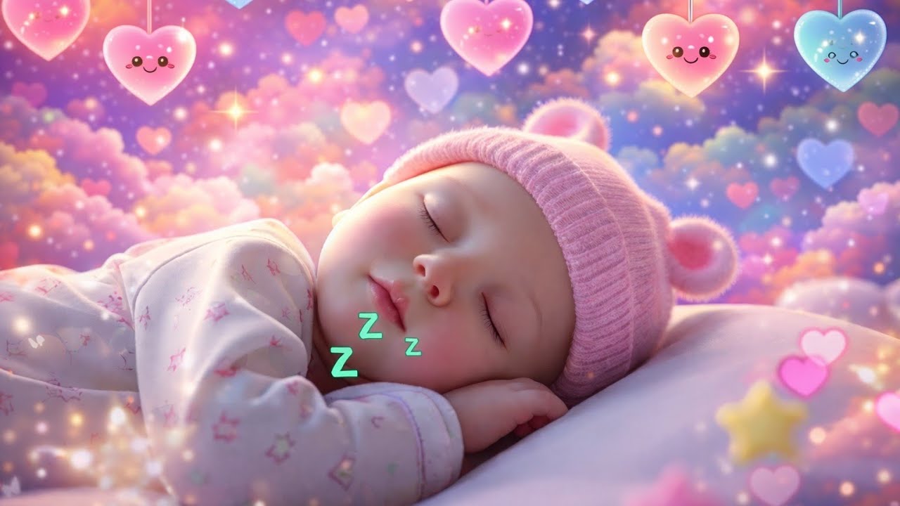 2 Hours Baby Lullaby 🌙 Deep Sleep Music for Babies | Calm Night Time Sleep Sounds
