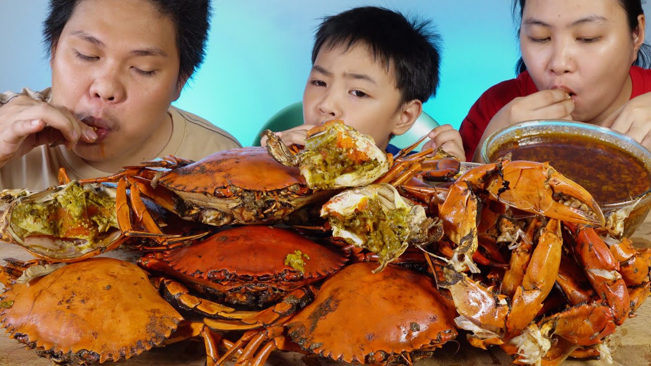 ALIGUE OVERLOAD FEMALE MUD CRABS MUKBANG