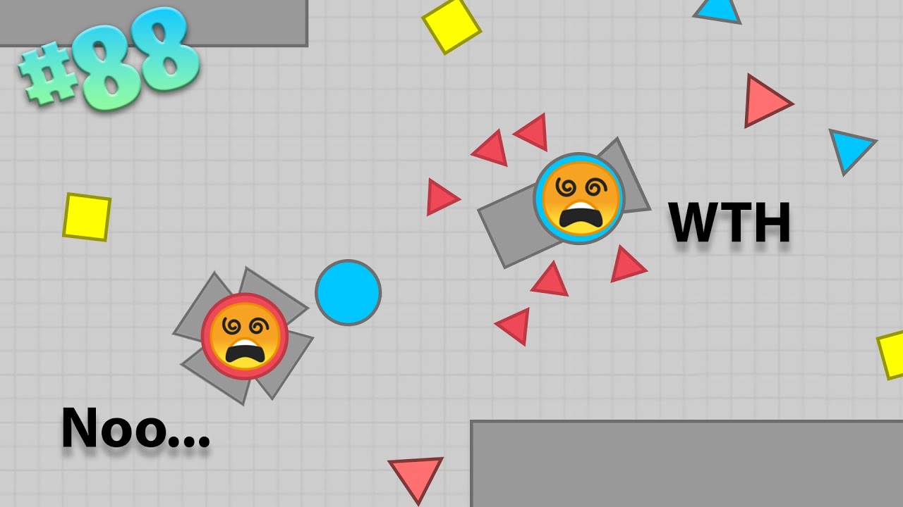 Diep.io BEST MOMENTS #88 | FUNNY AND TROLLING MOMENTS IN DIEPIO