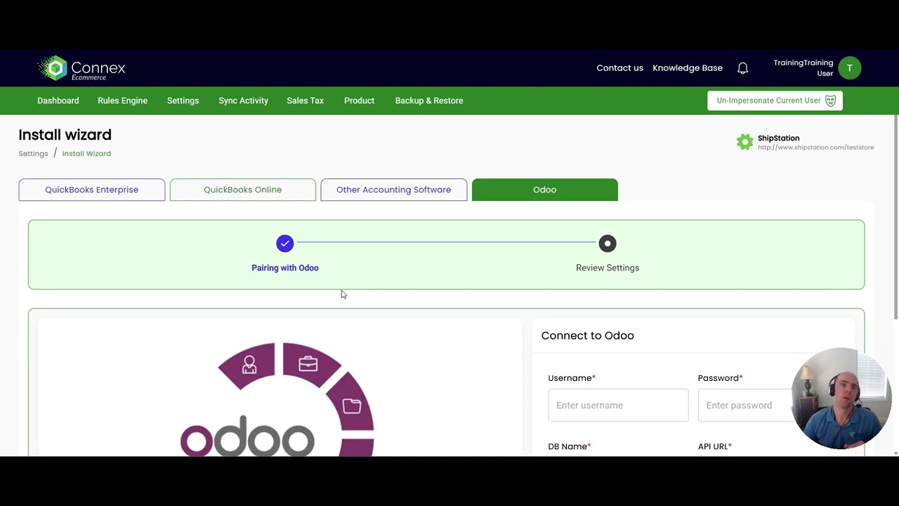 What is the best way to connect ShipStation with Odoo