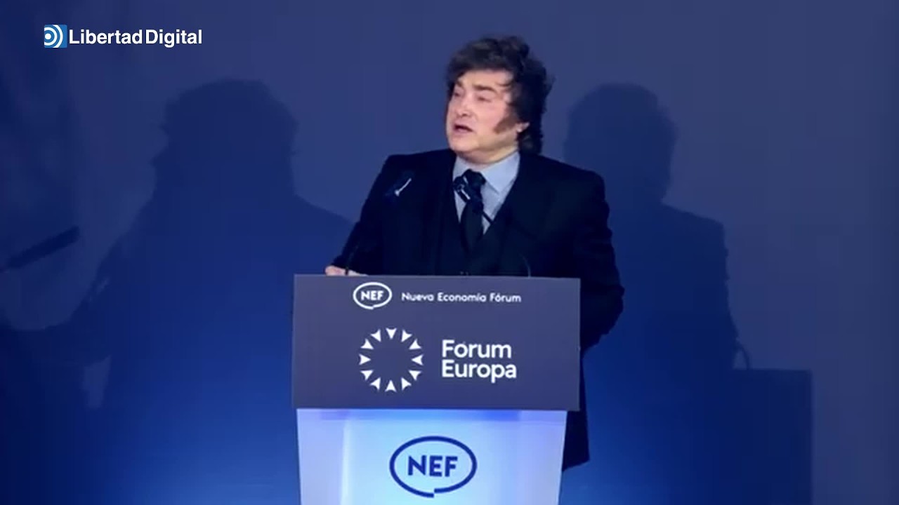 La intervenci&oacute;n completa de Javier Milei desde Madrid contra el socialismo