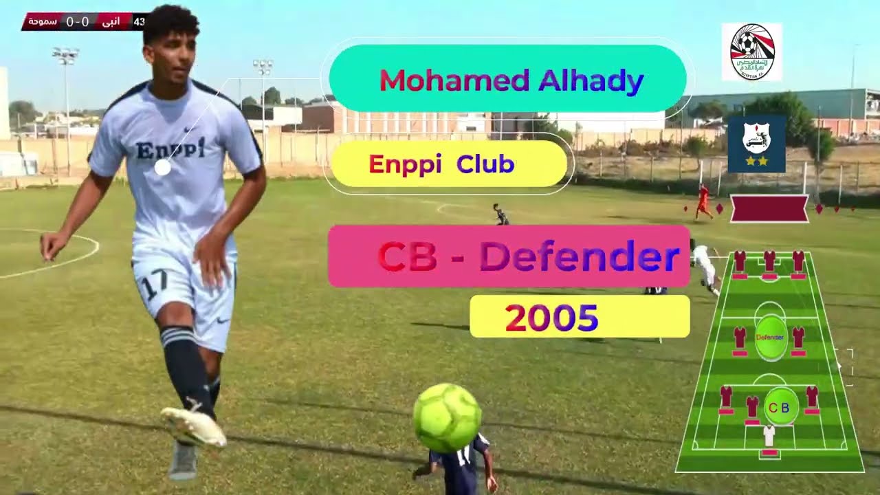 CV - Mohamed Abo Bakr Alhady - CB . Defender . Enppi . 2005