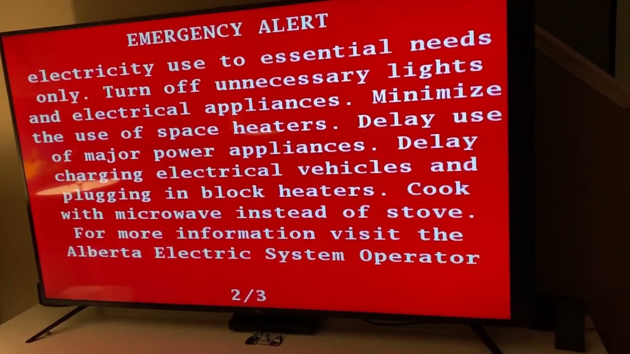 TV EAS #3 - Public Safety Alert for Alberta