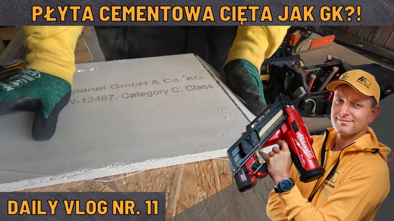 Daily Vlog nr. 11 Alternatywa dla płyty cementex❓❗️😀 Fotowoltaika na blasze modułowej❓❗️😱