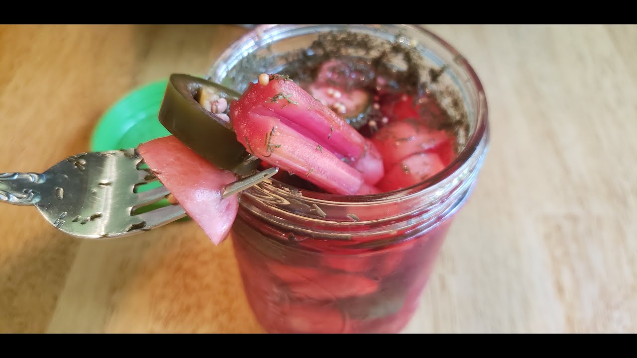 Pickled Chard Stems & Radishes