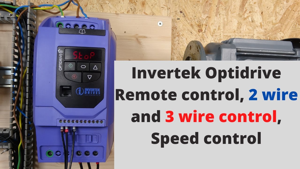 Пульт дистанционного управления Invertek Optidrive E2/E3, 2-х и 3-х проводное управление, регулир...
