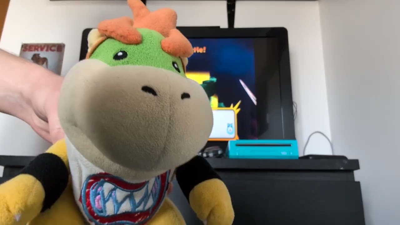 Mario plushie's playing Mario party 9 solo part 6 Bowser station showdown