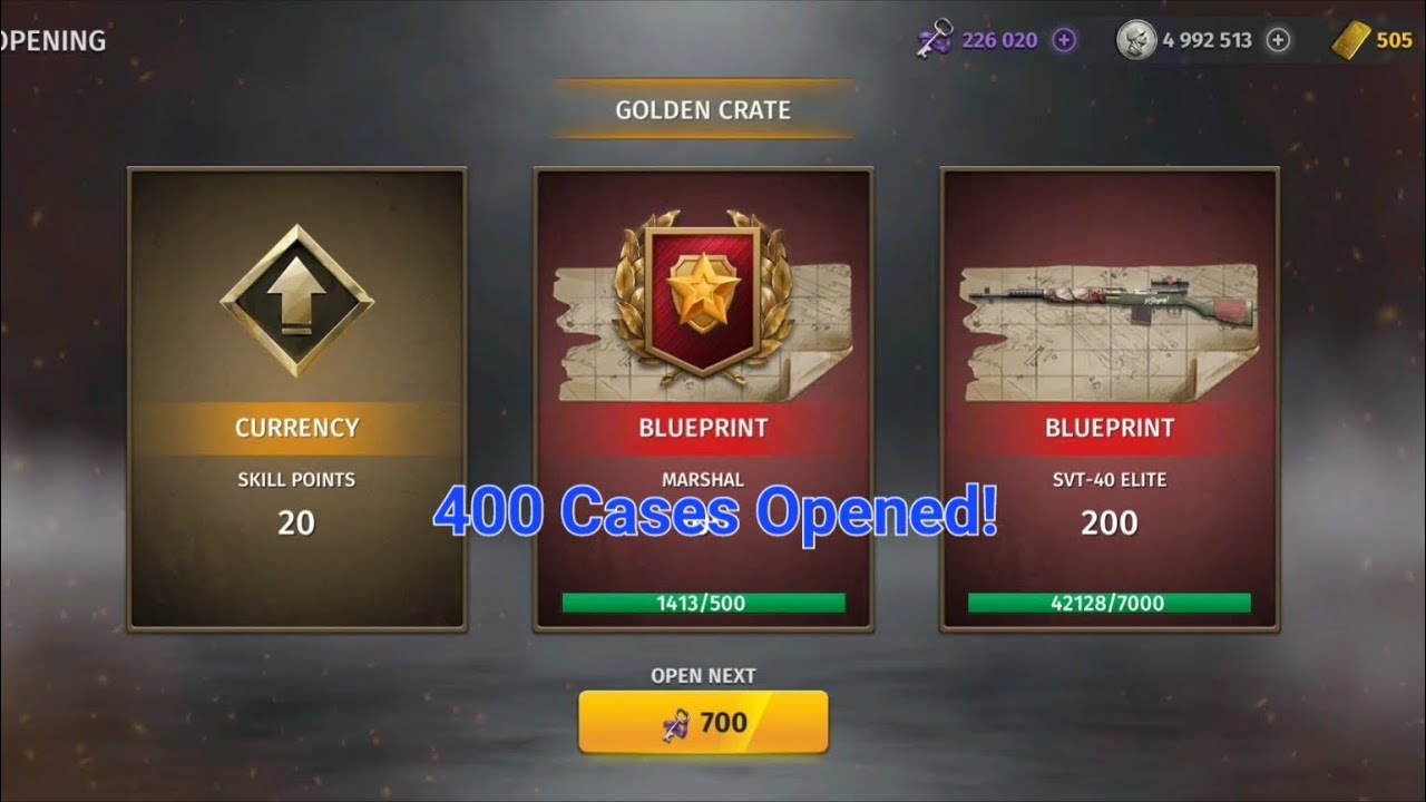 WW2 Battle Combat - Giant Gold Case Bonanza - 400 Cases