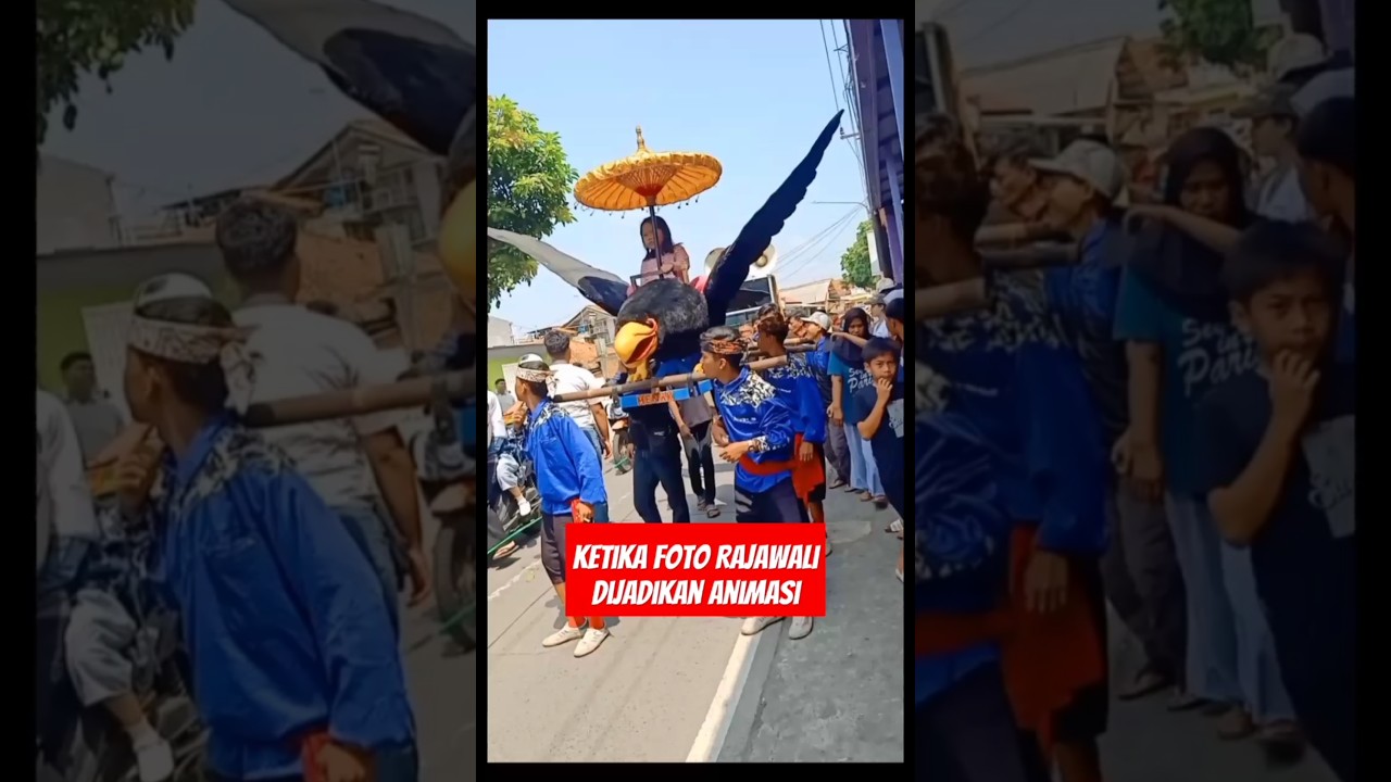 Keren!! Ketika Foto Rajawali Dijadikan Animasi #senibenjangrajawali #grandong #gerandong  #animasi