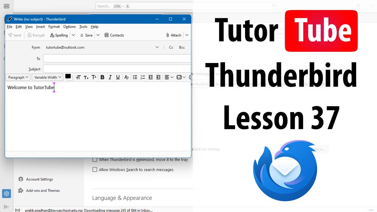 Thunderbird - Lesson 37 - Creating Email Templates