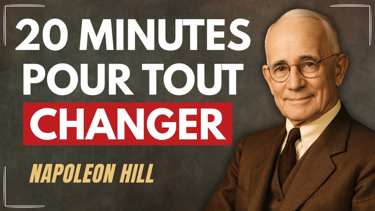 NE L’IGNORE PAS ! 20 MINUTES DE CET AUDIO PEUVENT TRANSFORMER TON DESTIN | Napoleon Hill