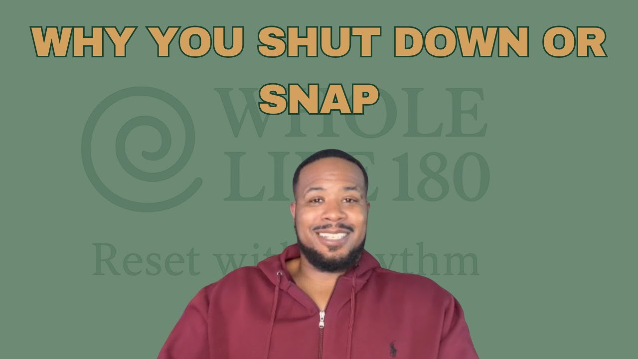 Why Calm People Shut Down or Snap (It’s Not Their Personality)