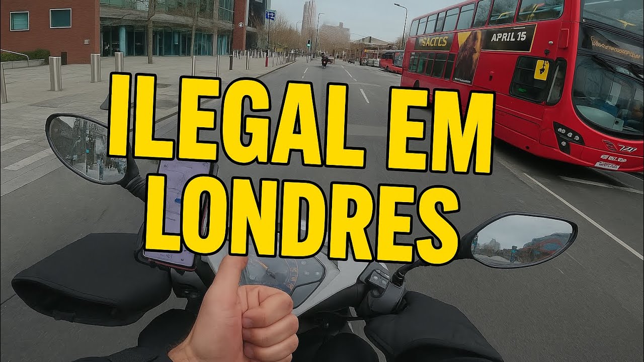 MOTOBOY ILEGAL EM LONDRES