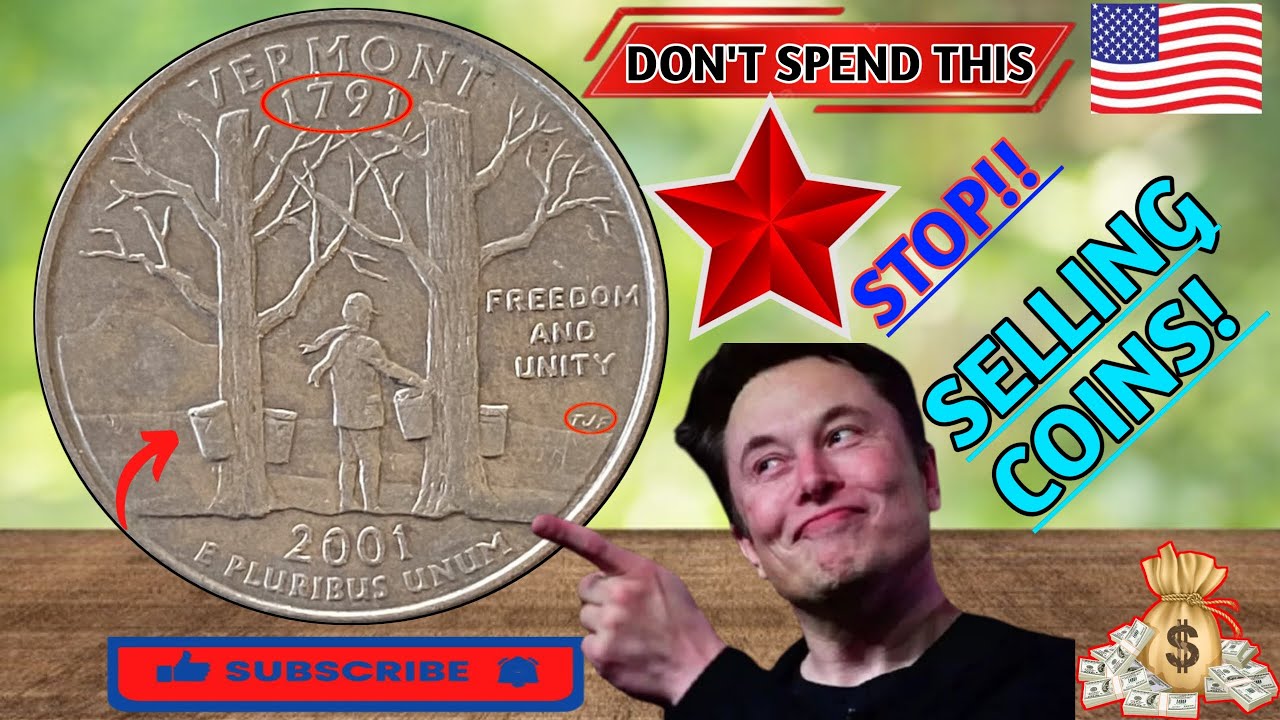 Ultra Rare 2001-P Vermont State Quarter Hidden Value You Need to Know!