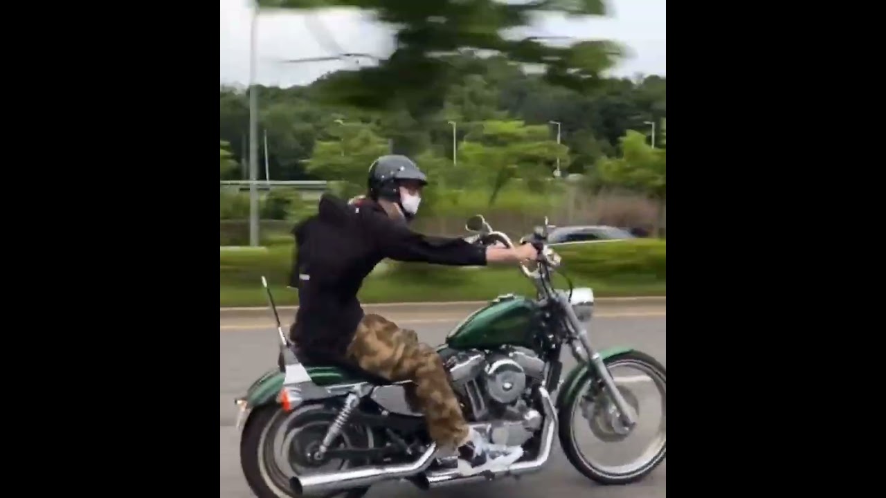 Jay B was Riding a Harley-Davidson but.. 🫠 🤣 ~ #jayb #got7 #2023 #harleydavidson