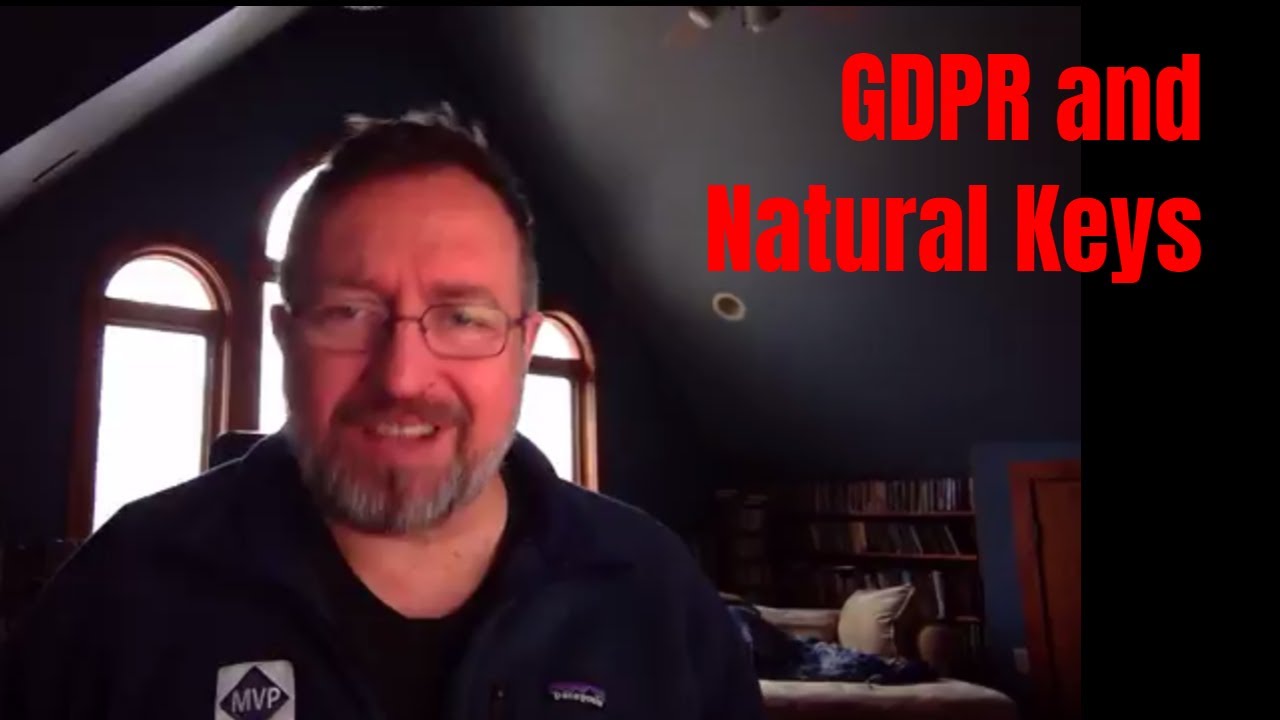 GDPR and Natural Keys in the Database