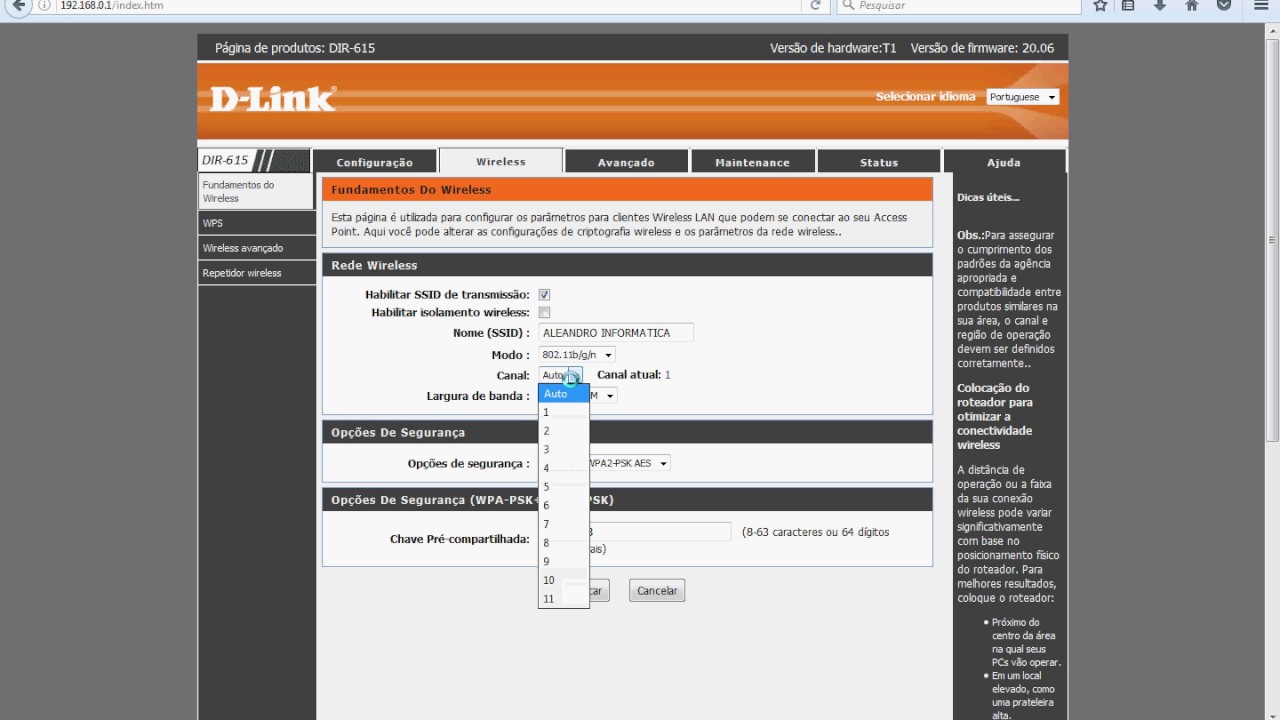 COMO CONFIGURAR D LINK DIR 615 EM MODO REPETIDOR