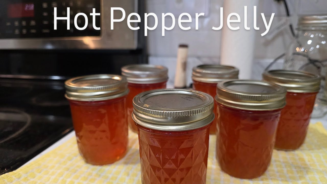 Hot Pepper Jelly from the garden