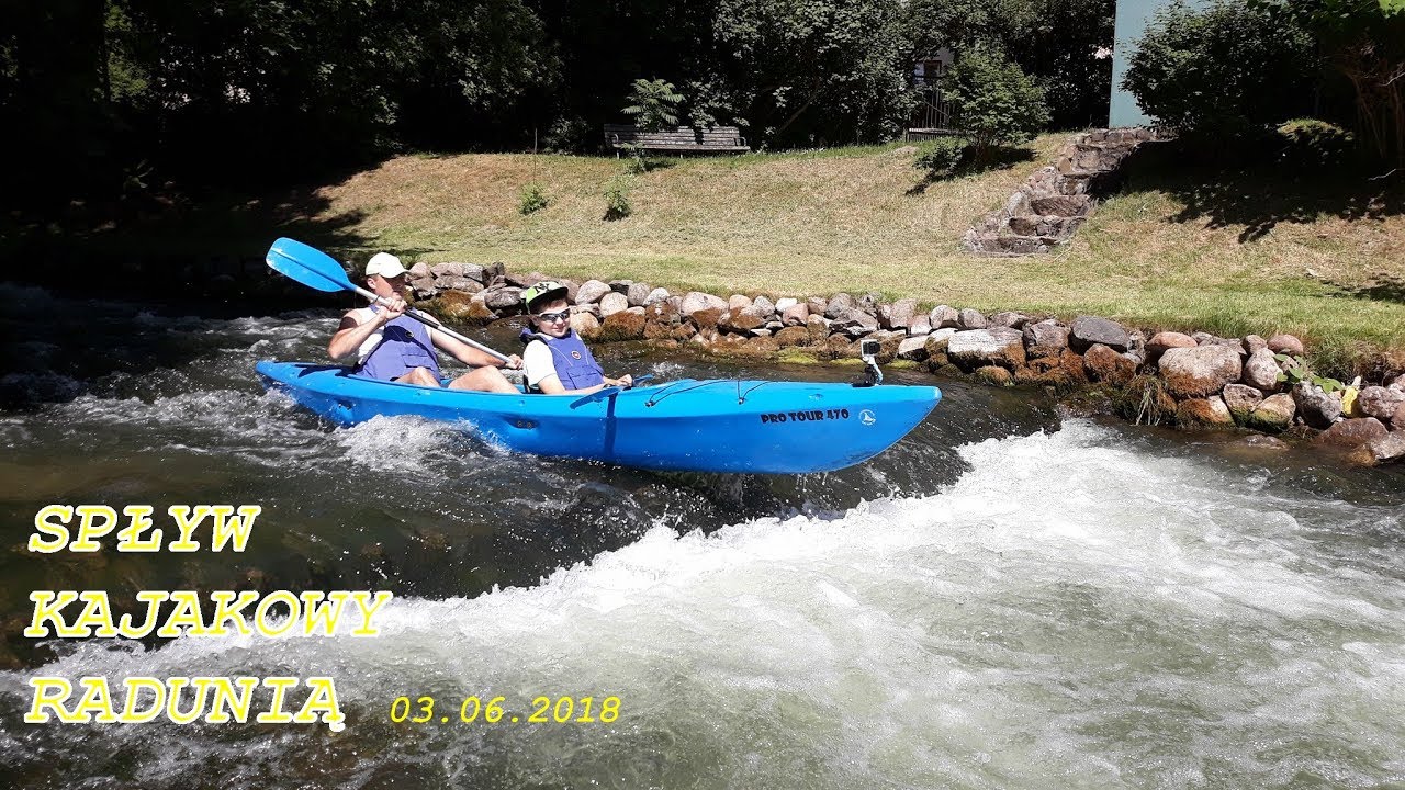 💧 Spływ kajakowy Radunią 💧 Ostrzyce - Kiełpino 💧 Rzeka Radunia 💧