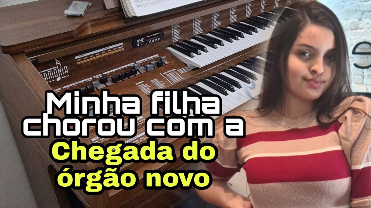 Chegou o órgão novo lançamento da Harmonia HS-95