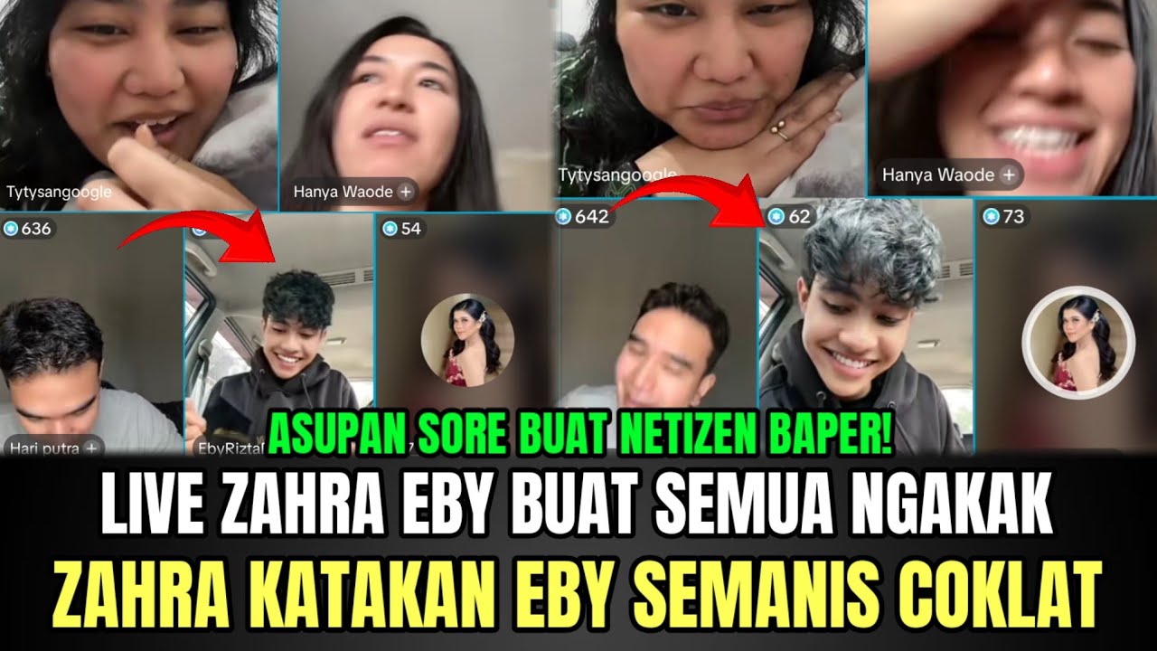 Live Eby Zahra Buat Semua Ngakak, Zahra Katakan Eby Semanis Coklat!