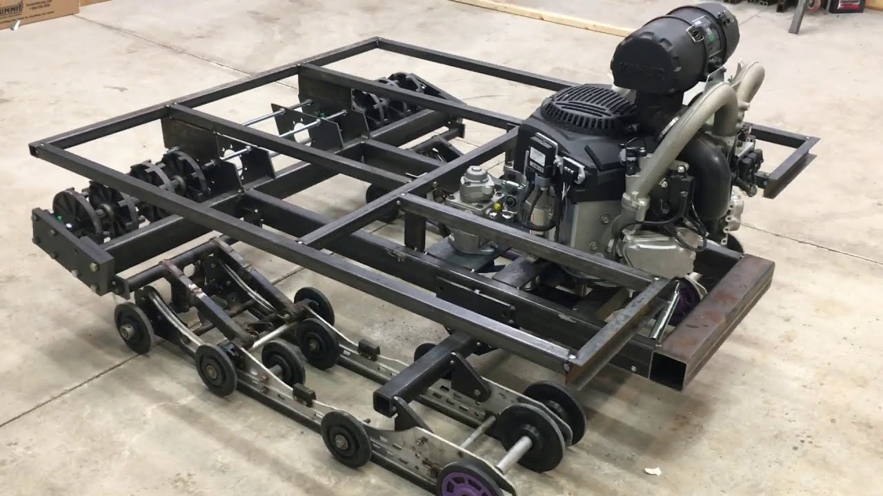 Mini Snow Cat pt13 - Tensioner spring and cab base.